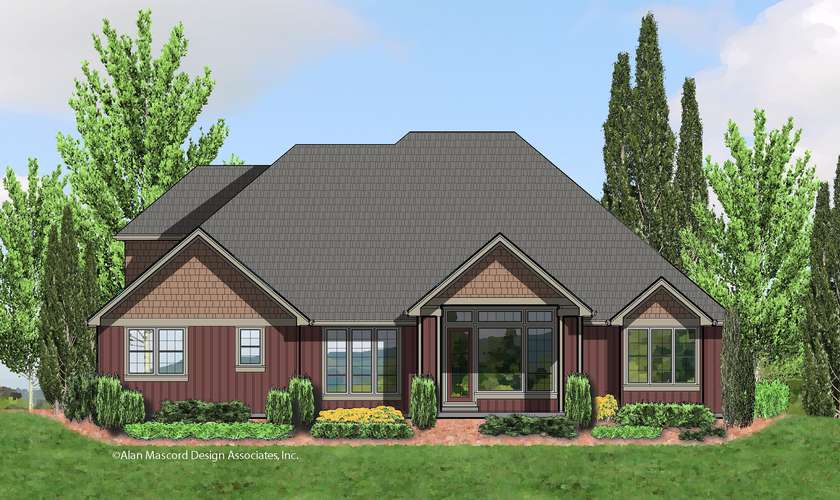 Mascord House Plan B22157A: The Ravenwood