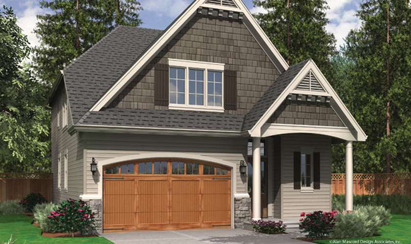 Mascord House Plan 22162A: The Bloomsdale