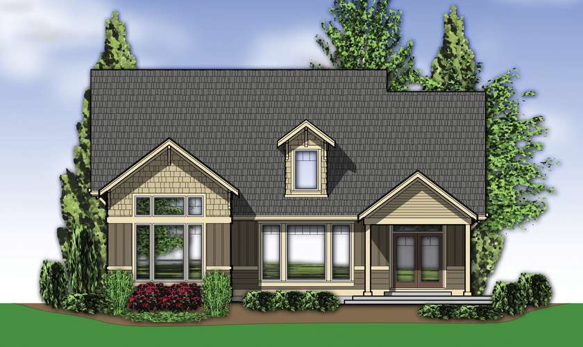 Mascord House Plan 22166: The Tanglewood