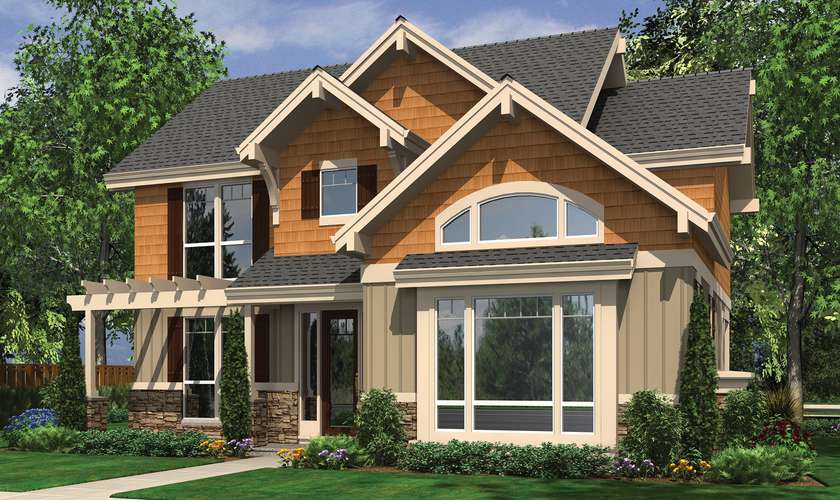 Mascord House Plan 22169: The Somerset