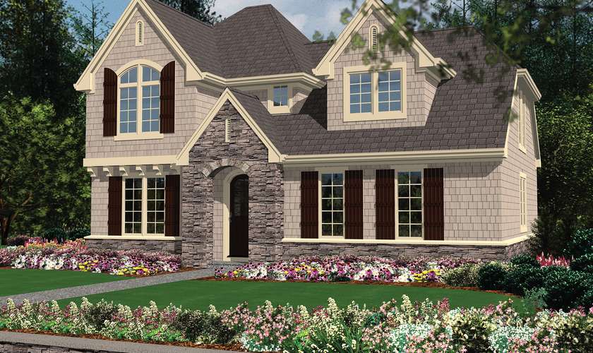 Mascord House Plan 22176A: The Jacksonville