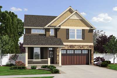 House Plan 22184 Springwater