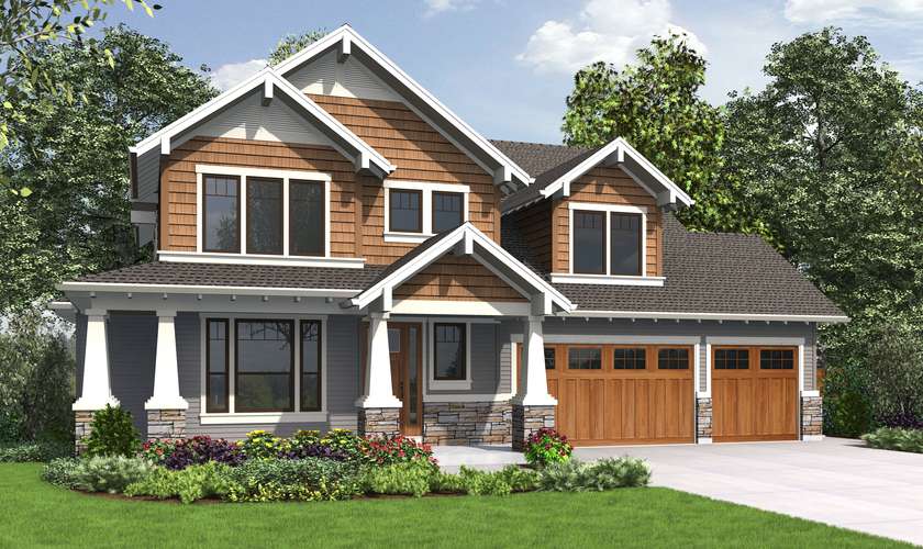 Mascord House Plan 22199A: The Jefferson