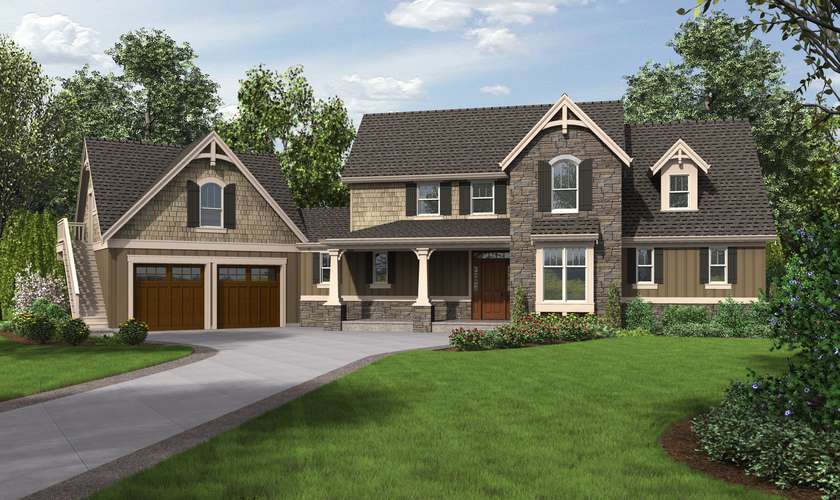 Mascord House Plan 22201: The Hartford