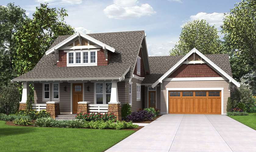 Mascord House Plan 22208: The Davidson