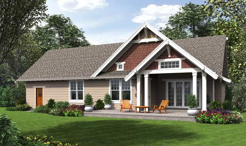 Mascord House Plan 22208: The Davidson