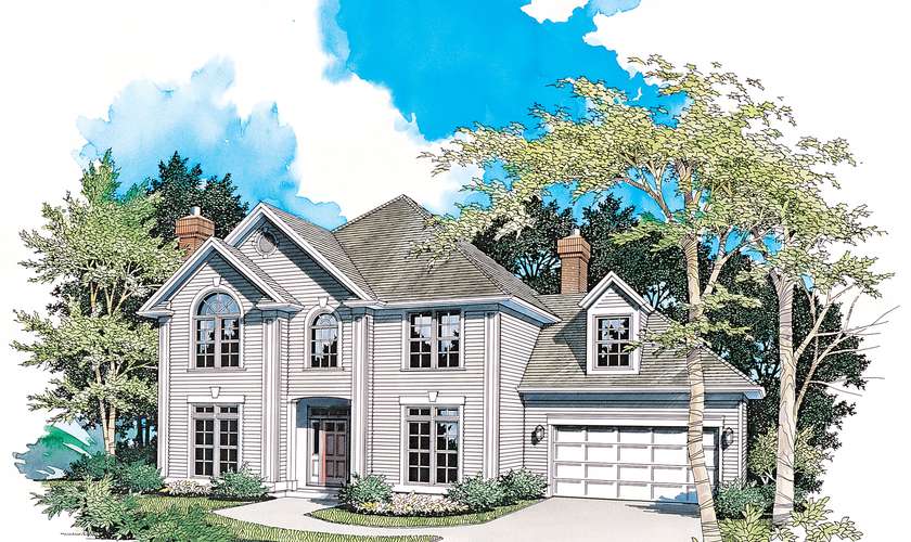 Mascord House Plan 2228L: The Oakdale
