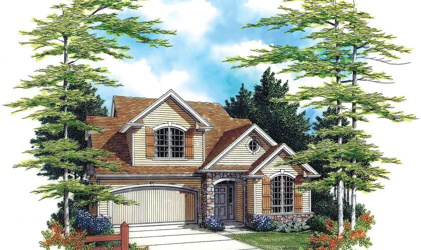 Mascord House Plan 2230E: The Walker