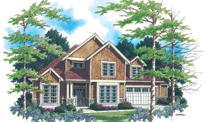 Mascord House Plan 2234B: The Roseland