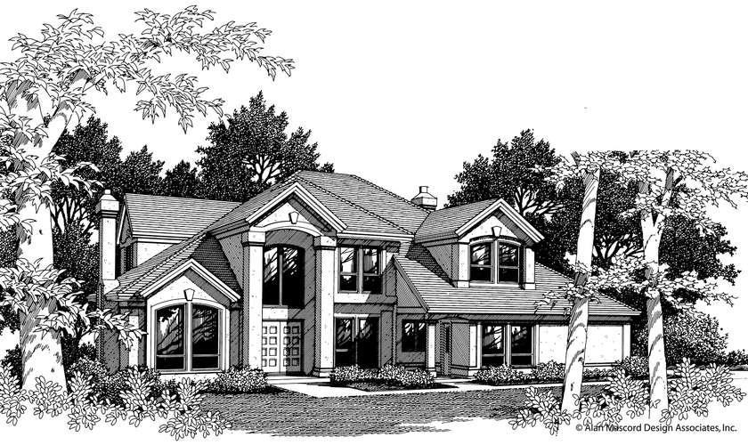 Mascord House Plan 2237P: The Bayport