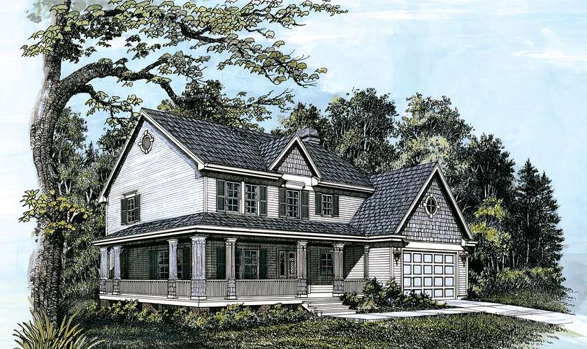 Mascord House Plan 2239K: The Chanticleer