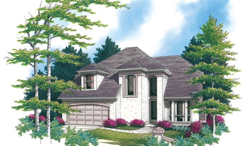 Mascord House Plan 2244BD: The Bromley