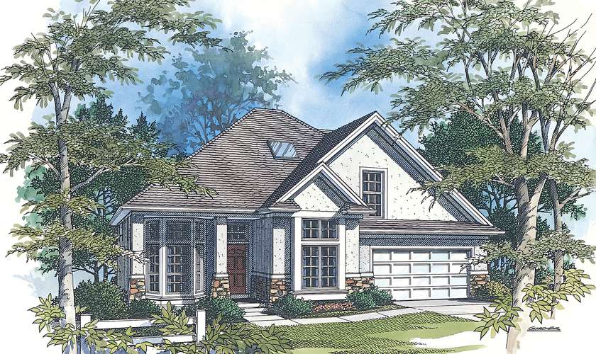 Mascord House Plan 2269BU: The Carville