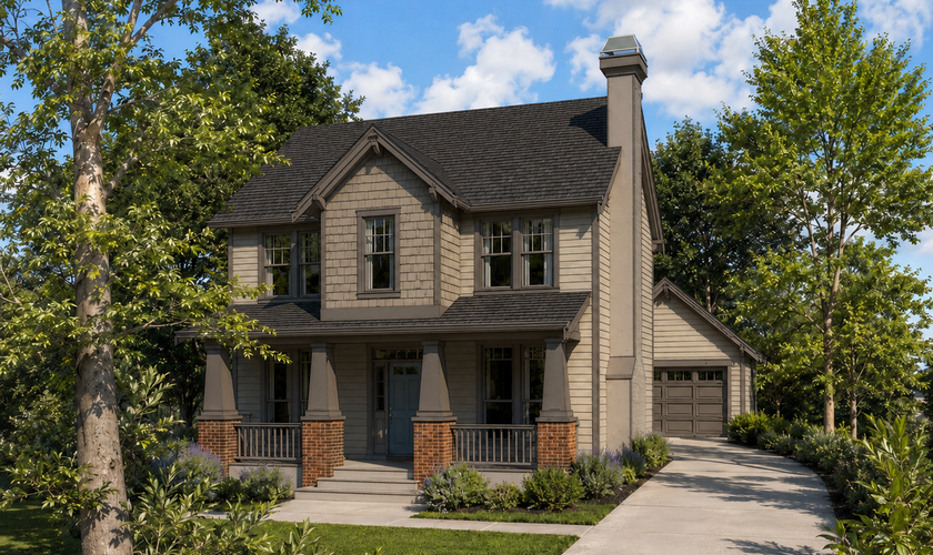 Mascord House Plan 2275: The Milford