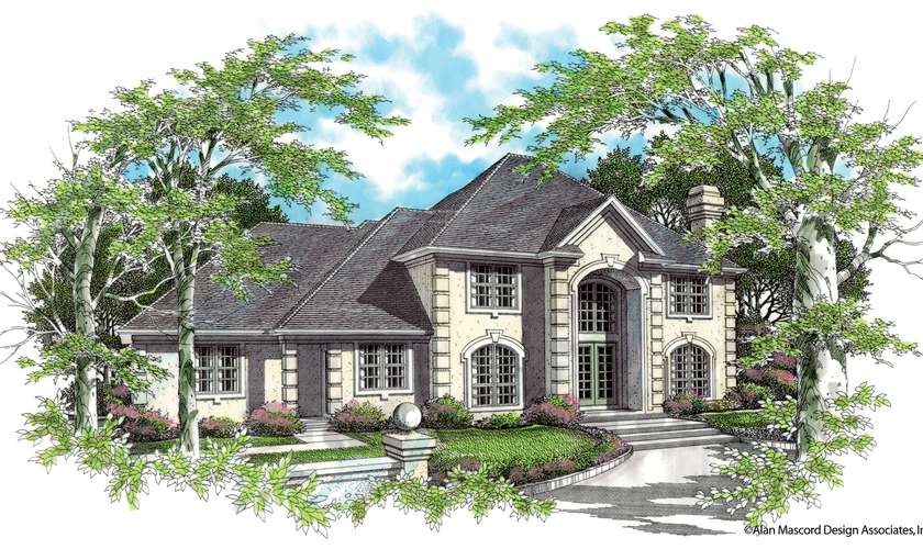 Mascord House Plan 2337: The Milbourne