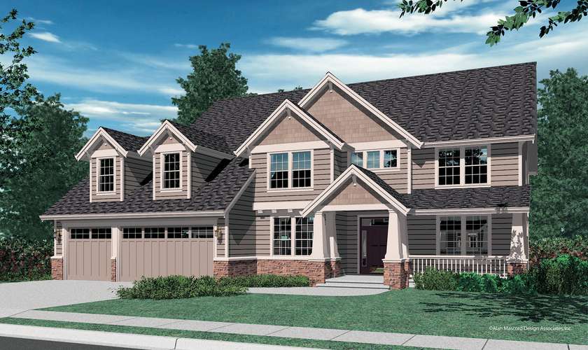 Mascord House Plan 2343EA: The Branigan
