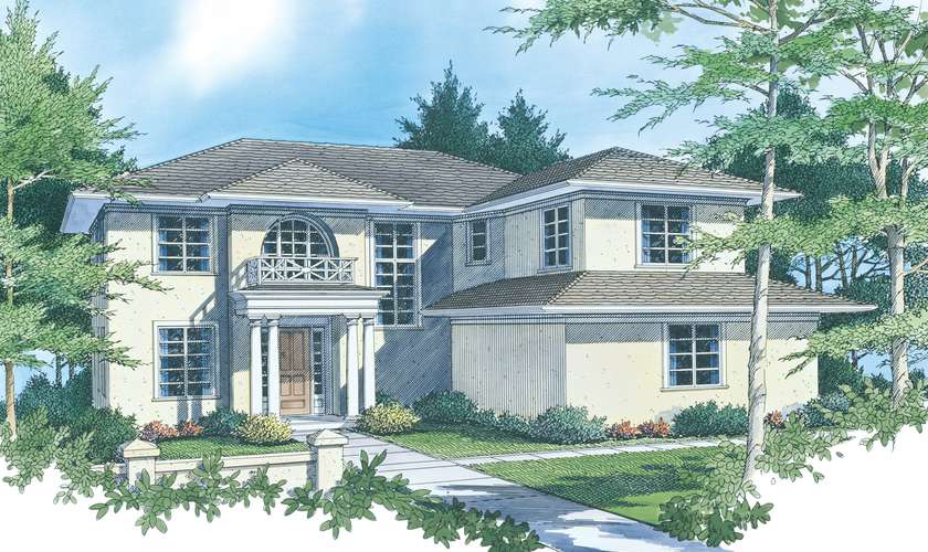 Mascord House Plan 2347: The Gardell