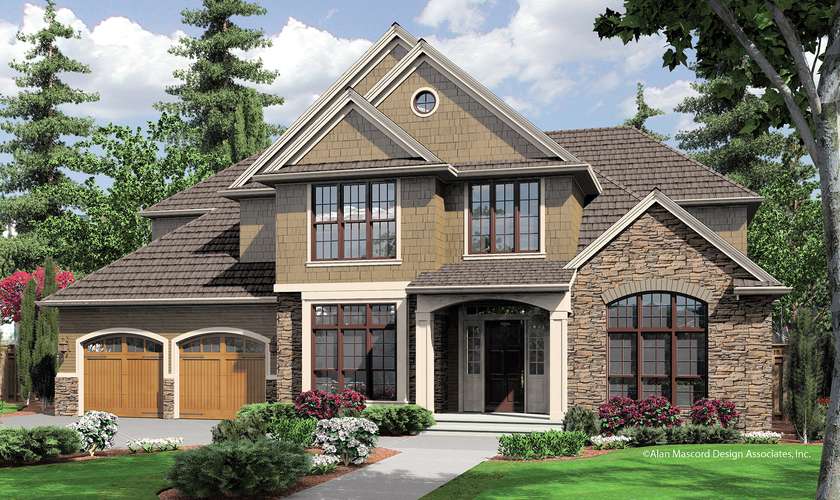 Mascord House Plan 2363EA: The Bradner