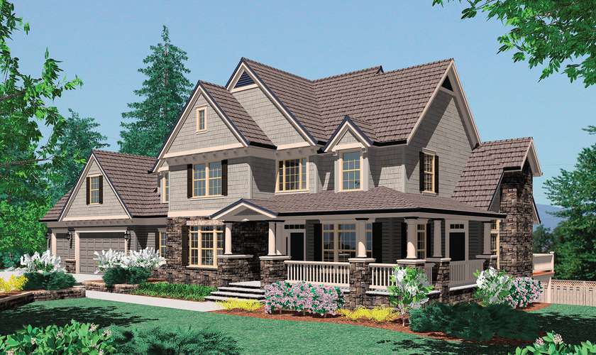 Mascord House Plan 2371A: The Hayfield