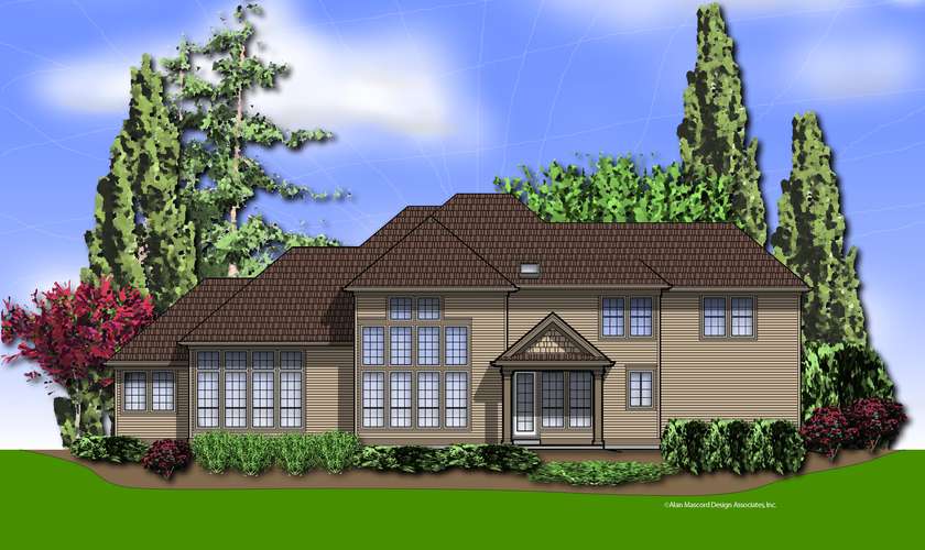 Mascord House Plan 2372: The Bedford