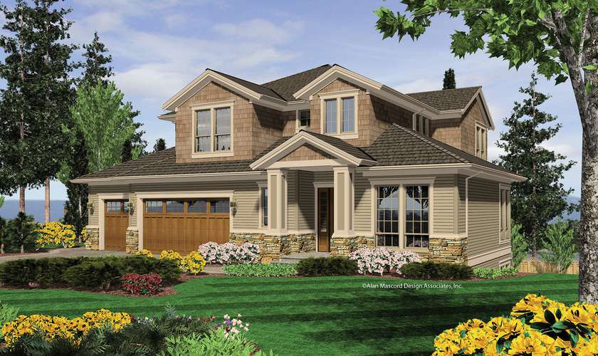 Mascord House Plan 2376: The Bainbridge