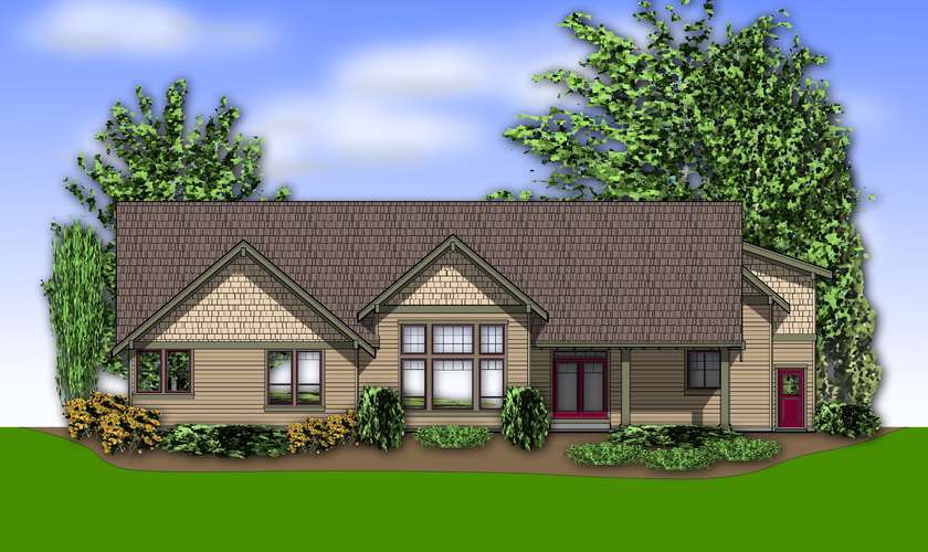 Mascord House Plan 2377: The Pineville