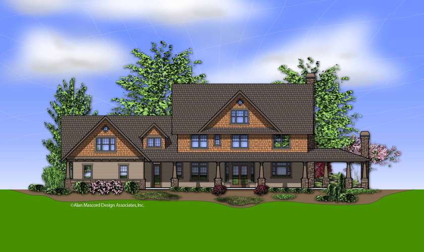 Mascord House Plan B2386: The Vicksburg