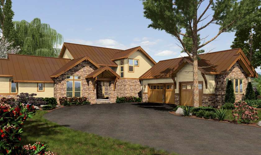 Mascord House Plan 2393: The Mountainview