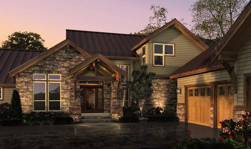 Mascord House Plan 2393: The Mountainview