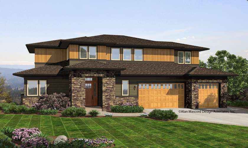 Mascord House Plan 2395: The Riverview