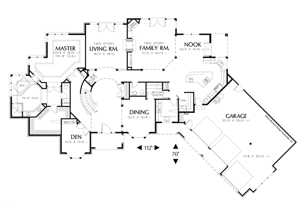 curved building plan