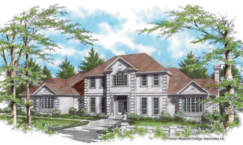 Mascord House Plan 2408: The Huxford