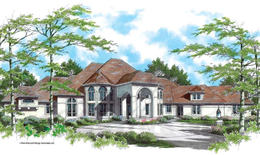 Mascord House Plan 2409: The Altamont