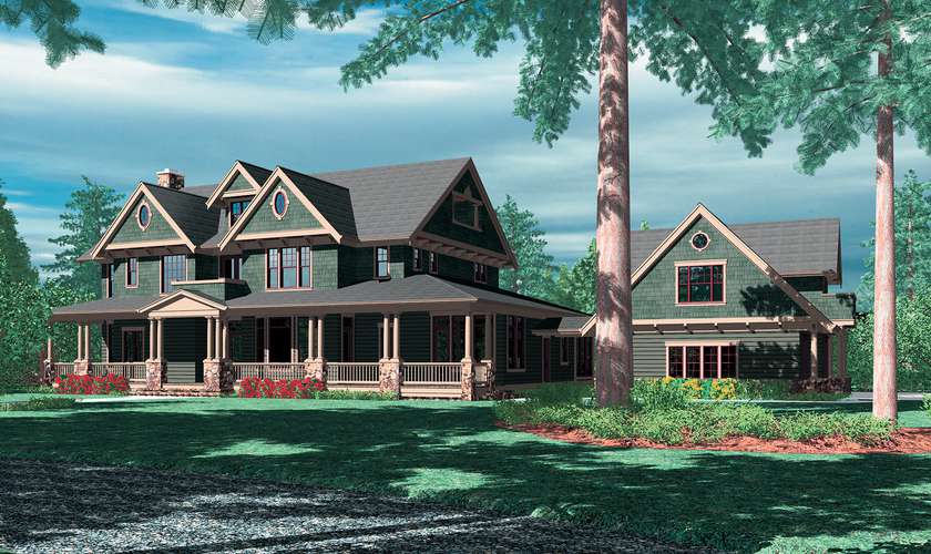 Mascord House Plan 2418: The Parnell