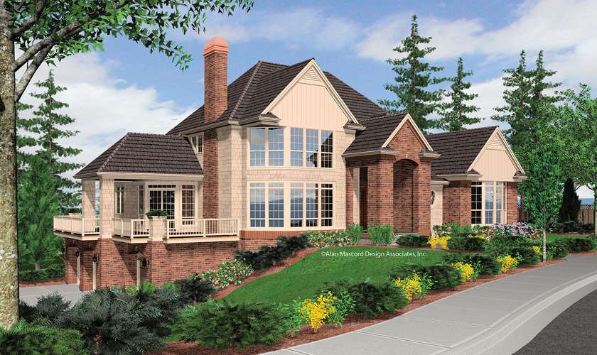 Mascord House Plan 2431: The Garrington