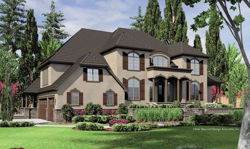 Mascord House Plan 2432: The Douglas