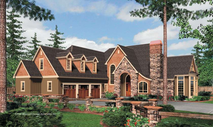 Mascord House Plan 2433: The Hutchcroft