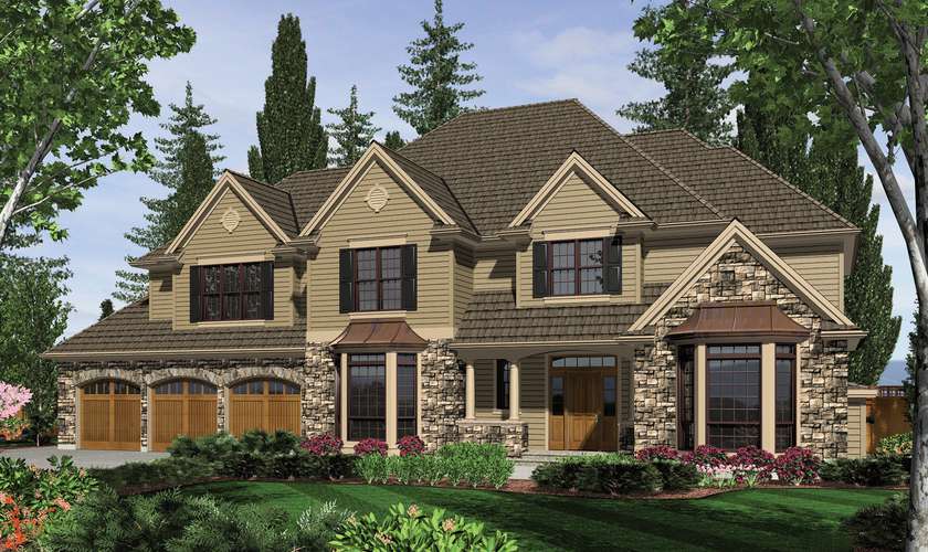 Mascord House Plan B2439: The Harwood