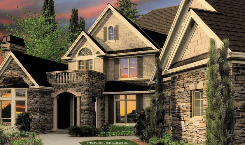 Mascord House Plan 2449: The Hallsville