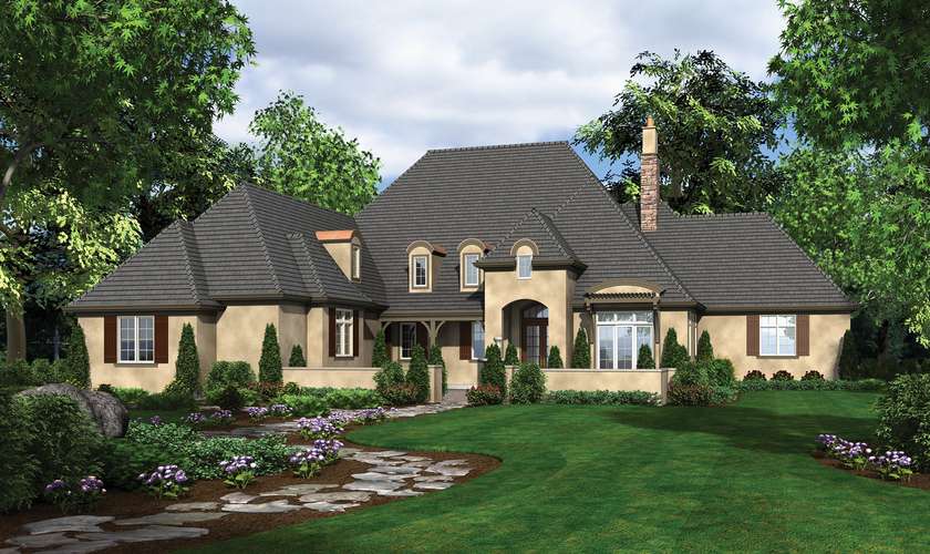 Mascord House Plan 2459: The Terrebonne