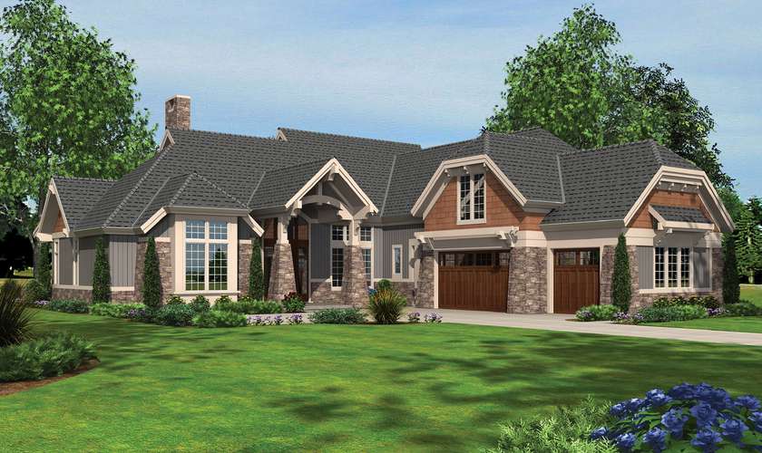 Mascord House Plan 2461: The Dennison