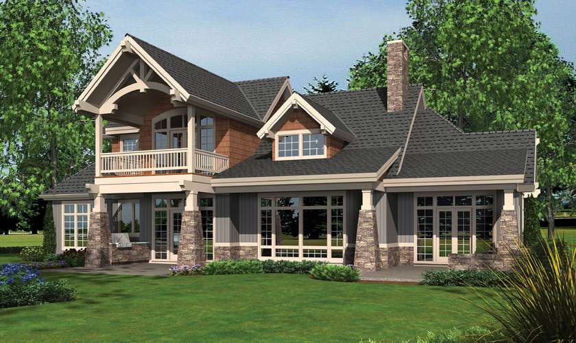 Mascord House Plan 2461: The Dennison