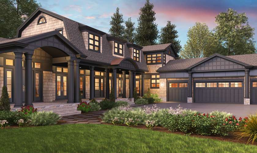 Mascord House Plan 2472: The Chatham