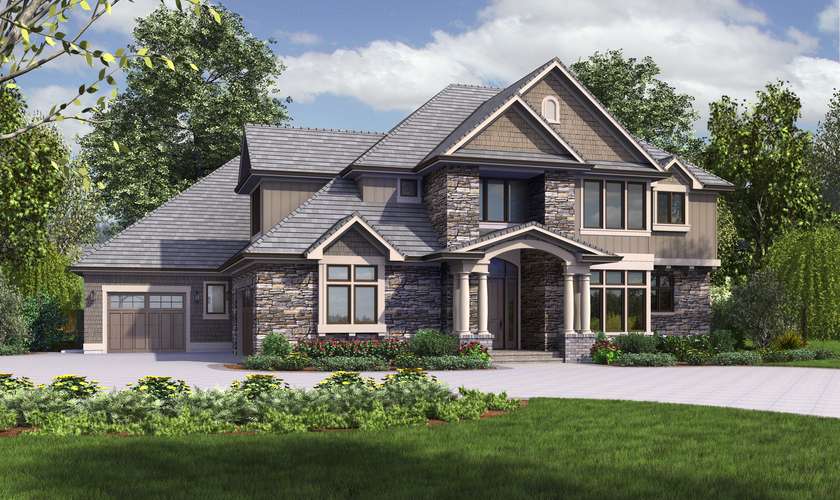 Mascord House Plan 2473: The Rutledge