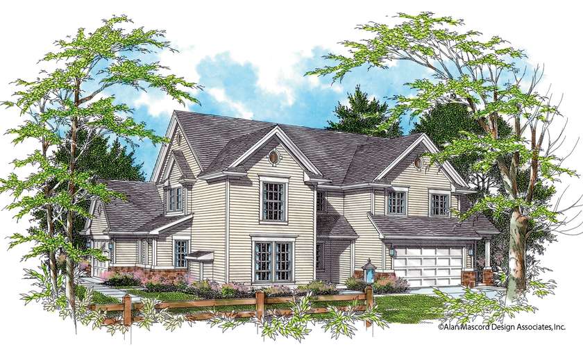 Mascord House Plan 4012: The Edgeworth
