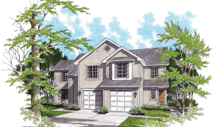 Mascord House Plan 4015: The Birchfield
