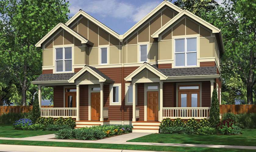Mascord House Plan 4027C: The Huntington