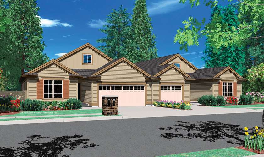 Mascord House Plan 4028: The Eagleton