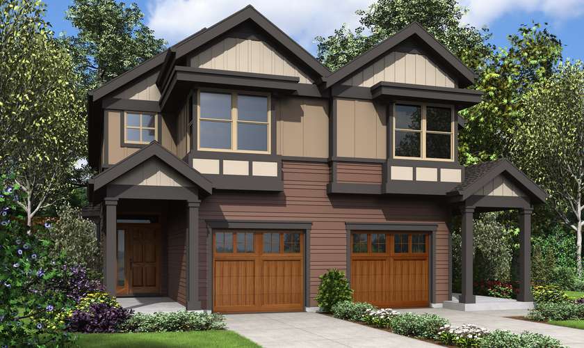 Mascord House Plan 4045: The Cascades