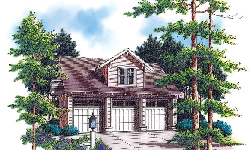 Mascord House Plan 5009: The Pomona